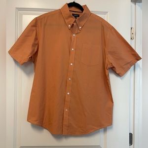 Croft & Barrow Men’s Short Sleeve Button Up Sz L Spring Summer Easter
